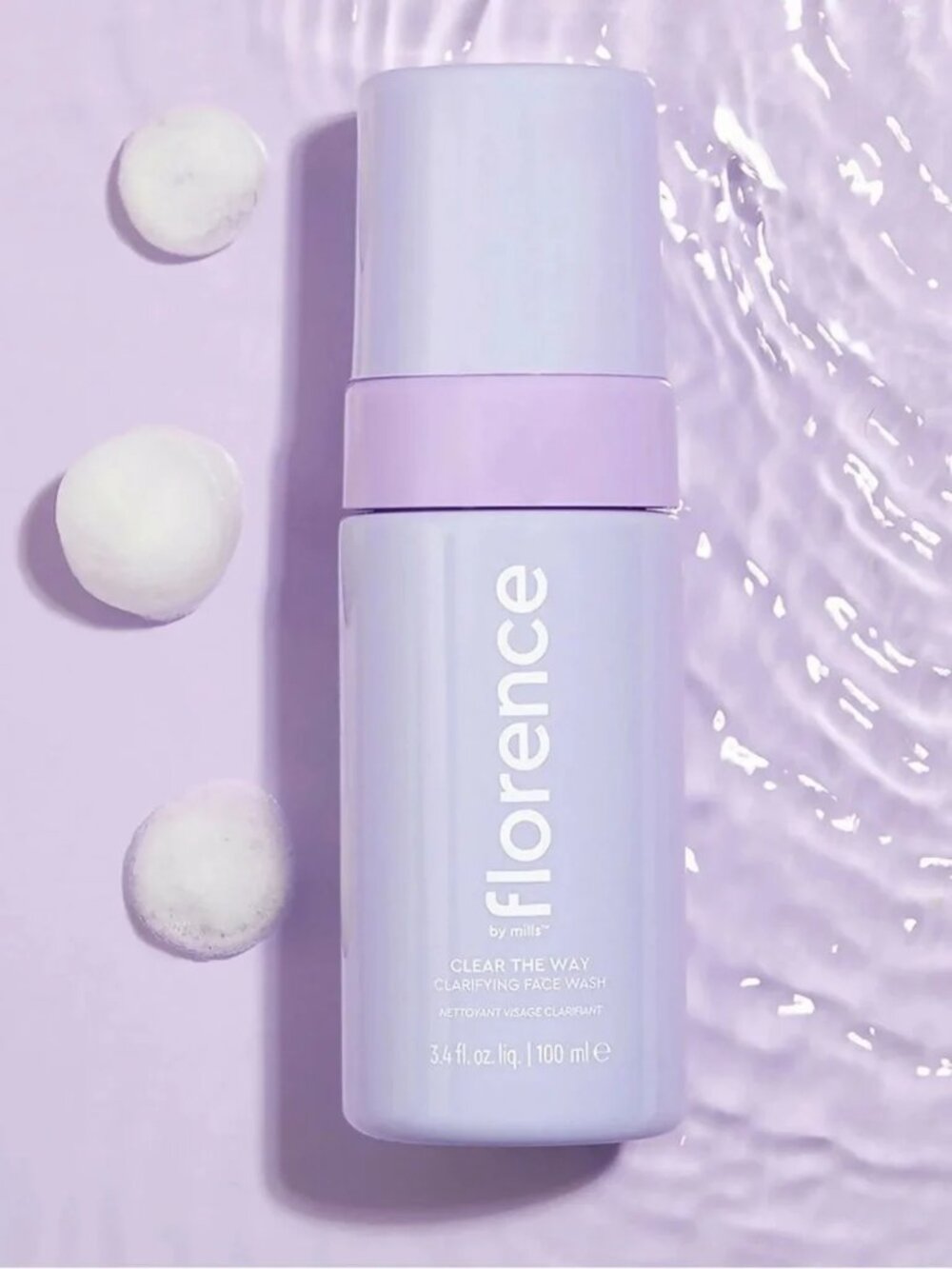 Florence of Mills Clear the Way Face Wash (3.4 oz) - NIB